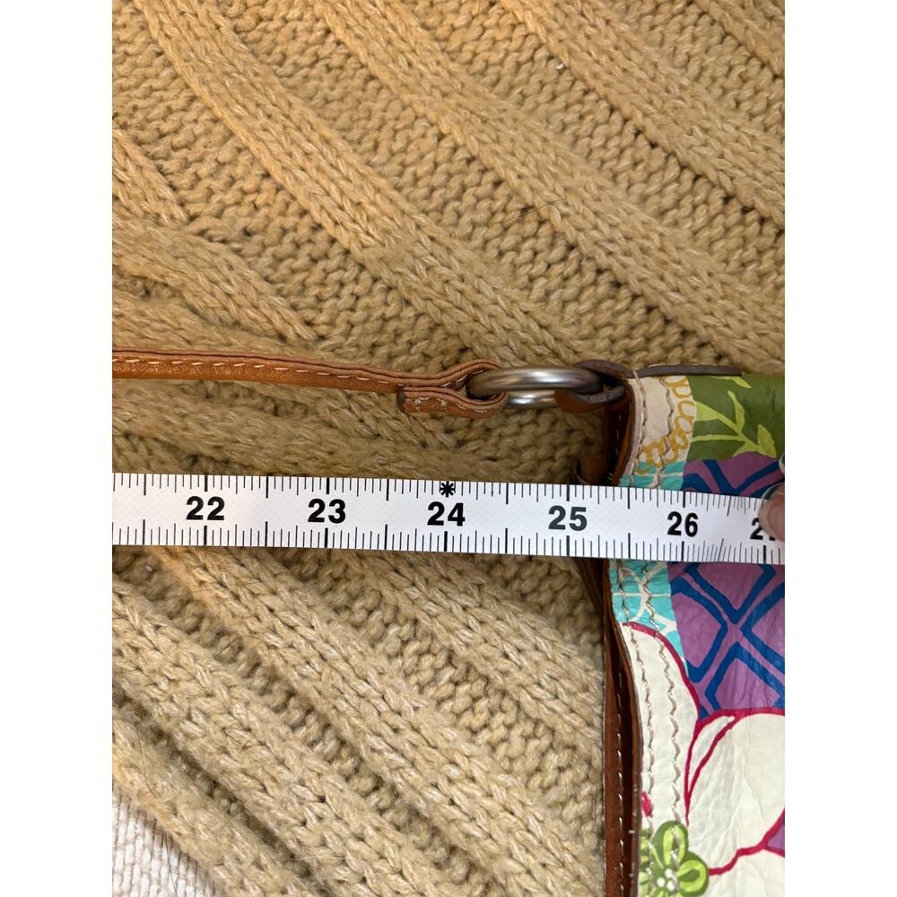 Fossil Multicolor Floral Patchwork Crossbody Bag … - image 7